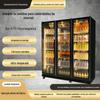 Internet Comemorativo Refrigerado Display Cabinet Bar KTV Bebida Geladeira Refrigerado a Ar Three-color Light Fresh-keeping Cabinet