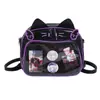 Bolsa fofa Feminina Soft Girl Estudante Dor Bolsa Transparente Bolsa Estilo Japonês Estilo Universitário JK Bolsa de Bebê Ombro Crossbody Bolsa