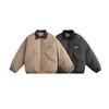 Chaqueta de marca de moda para hombre, estilo Dress Road Ancient, invierno 2024, nueva americana, con solapa de color en contraste, de algodón acolchado.