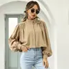 Gabardina de alta gama con cuello alto transfronteriza europea y americana para mujer, chaqueta de mujer otoño e invierno 2026