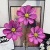 Flor de Gesang Impresa en 3D Margarita Flor Artificial Decoración del Hogar Arreglo de Boda Flor del Jardín de Monet Material de Flor Decoración Suave Flor Artificial