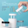Tapa de Aluminio Transparente Frasco Sellado Botella PET Boca Ancha 100ml Botella de Plástico Envase para Polvo de Mascarilla Caja para Crema