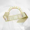 Nueva Banda para la Cabeza de Cumpleaños Banda para el Hombro Cinturón de Etiqueta Set Happybirthday Adorno para la Cabeza Femenino Accesorios para el Cabello Fiesta Transfronterizo