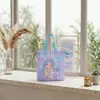 Bolsas Tote Série Sereia Pintada Transfronteiriças Sacolas de Aniversário para Jardim de Infância Sacolas de Presente Sacolas de Doces de Halloween
