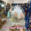 Globos de burbuja de 20 pulgadas con estampado de dibujos animados para puestos callejeros, globos para celebración de fiestas, decoraciones de ambiente romántico para parejas