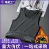 Chaleco Térmico Grueso con Forro de Polar para Hombre de Comercio Exterior Otoño Invierno Ropa Interior Chaleco Deportivo Ajustado Chaleco Cálido Hombre