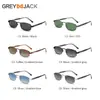 Nuevas Gafas de Sol Metálicas Polarizadas Antivaho con Marco Pequeño Estilo Europeo y Americano de Moda para Hombres Gafas de Sol de Moda para Mujeres Inserto de CP