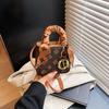 Bolso de Mano Mini de Moda para Mujer Verano 2026 Nuevo Bolso Cruzado Estampado Estilo Princesa Diana Bolso Pequeño Bolso de Hombro Cuadrado Pequeño de Moda