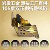Dobradiça Dobrável de Freio Duplo Positivo de 105 Graus Conector de Hardware para Mesa de Jantar Dobrável Mesa de Computador Fábrica Atacadista