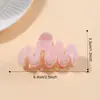 Accesorios al por mayor: Pinzas para el Cabello Súper Dulces y de Alta Gama con Forma de Ola, Elegantes Pinzas de Tiburón para Peinados Recogidos en la Parte Trasera de la Cabeza, Pasadores, Accesorios para el Cabello para Mujer