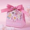 Caixa de Doces para Casamento Rosa Floral Estilo Ins 2026 Caixa de Presente de Casamento de Alta Qualidade Caixa de Doces para Casamento Atacado