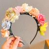 Diademas para Niños, Accesorios para el Cabello para Niñas que no Aprietan, Adornos Florales para el Cabello, Bandas para el Cabello de Bebé, Pasadores, Accesorios para el Cabello de Flores Artificiales