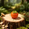 Paisaje en Miniatura 3D Fruta Arándano Mangostán Juguete de Comida Creativo Colgante Llavero Lindo Accesorios para Joyería DIY