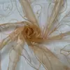 Suministro en Stock de Caminos de Mesa de Organza Bordada de 14*108 Pulgadas con Lazos