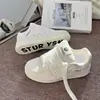 2026 Nicho Casual Primavera Original Nuevas Zapatillas Blancas para Mujer Zapatos de Plataforma Zapatos Deportivos de Suela Gruesa que Aumentan la Altura
