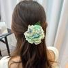 Pinza para el pelo de tela con flores artificiales, Pinza de pico de pato romántica, Accesorio artístico para el pelo de mariposa, Pinza para la raíz del pelo de primavera