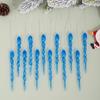 Decorações de Natal Haobei Pingente de Gelo Rosa de Natal Cone de Gelo Acrílico Imitação Pingente de Árvore Pendurado