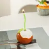 Adornos de estatua de decoración de velas para pastel de cumpleaños de cerámica transfronterizos, fruta y verdura, ambiente de pastel, decoraciones de dibujos animados
