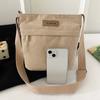 Bolso cruzado de pana moderno transfronterizo para niñas, estilo retro japonés Harajuku, bolso de pana suave para teléfono de estudiante chica