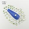 Arte de Uñas Diamantes Fondo Plano Diamante con Forma Especial Diamante Corazón de Durazno Pequeño Diamante Corazón Azul Lago Joyería Diamante Diamante Joyería Diamante Brillante
