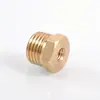 Reductor de Buje Roscado Macho y Hembra Métrico de Cobre Puro M5M6M8M10 1/2" 2" 3" Conector Reductor de Conversión para Manómetro