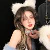 Headband Orelhas de Lobo Orelhas de Gato Cosplay Cauda de Lobo Animal de Pelúcia Acessórios de Headband Conjunto 7023 Acessórios Divertidos