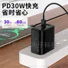 Carregador Transfronteiriço Pd30W Adequado para Carregamento Rápido de Celular Apple Certificação de Segurança Cabeça de Carregamento Multiportas Apple Europeia e Americana