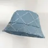 Explosiones Transfronterizas Sombrero de Pescador Azul Smog de Mezclilla para Mujer Primavera y Verano Nicho Cuadros Protección Solar Cubierta Facial Sombrero de Pescador Compras Diario
