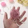 Super fada coreana gaze de seda brilhante rosa pérola borla diy acessórios de cabelo feitos à mão grampo de cabelo feminino acessórios de vestuário atacado