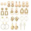 Pendientes Bohemios Populares Europeos y Americanos Transfronterizos Aleación Geométrica Metálica Set de Pendientes Redondos Decoración Venta al por Mayor