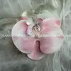 Flores Artificiales Orquídeas Phalaenopsis Impresas en 3D Zuecos DIY con Flores de Zapato de Verano Exquisitos Recuerdos de Boda Broches