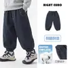 Ropa Casual de Algodón Puro para Niño Europeo Otoño 2026 Nueva Ropa Infantil Bebé Niño Pequeño Estilo Primavera Otoño Pantalones Largos para Niños