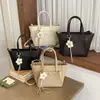 Bolsa de trabalho de alta qualidade, estilo vintage, nova coleção 2026, bolsa feminina simples e estilosa, bolsa de ombro versátil, bolsa tipo balde da moda