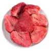 Bolo Seco de Morango Liofilizado Decoração Fruta Seca Flor de Neve Crocante Assado Comercial 500g Morango Inteiro Crocante Lanches para Grávidas