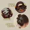 Pinza de Garra de Felpa Otoño e Invierno para Mujer Tacto de Alta Gama 2026 Nuevo Estilo para Cabello Grueso Parte Posterior de la Cabeza Pinza de Tiburón Pasador Accesorios para el Cabello