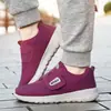 Zapatos de Punto para Personas Mayores, Zapatos Deportivos Casuales para Correr, Zapatos para Caminar de Suela Suave, Zapatos Casuales Deportivos para Mamás, Jinjiang Cold-Adhesive