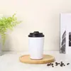 Taza Térmica de Vacío Simple Transfronteriza Taza de Café Americana Acero Inoxidable 304 Portátil de Viaje para Coche Antiderrames Vaso Térmico