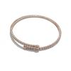 Pulsera nicho europea y americana temperamento artístico joyería para ir al trabajo al por mayor moda retro simple pulsera de diamantes para mujer