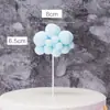 Bolinha de pelúcia infantil bolo nuvem plug-in Baiyun decoração de aniversário cartão de decoração festa acessórios de confeitaria