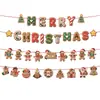 Decorações de Natal, Enfeites de carta do Papai Noel, Decorações de cena de árvore de Natal, Enfeites pendurados festivos, Artigos para festa de fim de ano