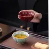 Xícara de chá queimada em forno, xícara de chá cerâmica para casa, xícara de chá pessoal criativa, xícara pétala, conjunto de chá kung fu, xícara do mestre, atacado
