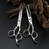 Tesoura para Cabelo Naipson Little Golden Tiger Modelo Parafuso 6.0 polegadas, Tesoura de Corte de Cabelo, Tesoura Desbastadora
