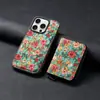 Denior es Adecuado para iPhone 17Promax Bolsa con Cremallera Magnética Antirrobo Lenguaje de las Flores para Apple 18Pro