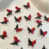 Colgante de Flor de Mariposa Colorida Fantasía Material para Manualidades con Cuentas Pulsera Collar Pendientes Joyería Accesorios de Cuentas Sueltas