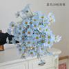 5 cabezas Margarita Holandesa Margarita pequeña Persa flor artificial flor de seda pequeño crisantemo silvestre flor falsa decoración de margarita boda mayoreo