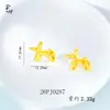 Colgante de mariposa y calabaza estilo antiguo chapado en oro, simple, de moda, incrustado con diamantes, para hacer tú mismo, lindo, tridimensional, accesorios de joyería de marca de moda, venta al por mayor