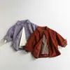 Chaqueta Camisa de Pana de Manga Larga Nueva para Niño Primavera y Otoño Bebé Estilo Coreano Casual Versátil Moda Ropa para Salir Vintage