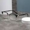 Gafas de Moda para Hombre con Filtro de Luz Azul, Montura Negra y Estilo Ceja, Gafas de Prescripción para Negocios para Mujer, Monturas de Gafas de Moda en Tiktok