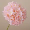 Arranjo floral de hall de casamento com uma única pirulito de hortênsia, flores de seda, decoração de casa, adereços de fotografia, flores artificiais atacado