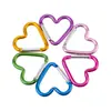 En stock Mosquetón en forma de corazón Botón para Ropa Infantil de Bricolaje Gancho Mini en forma de corazón Mosquetón de Corazón de Durazno